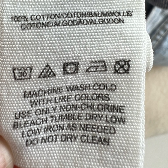 Free People Lacey Lace Trim Denim Shorts - Picture 12 of 12